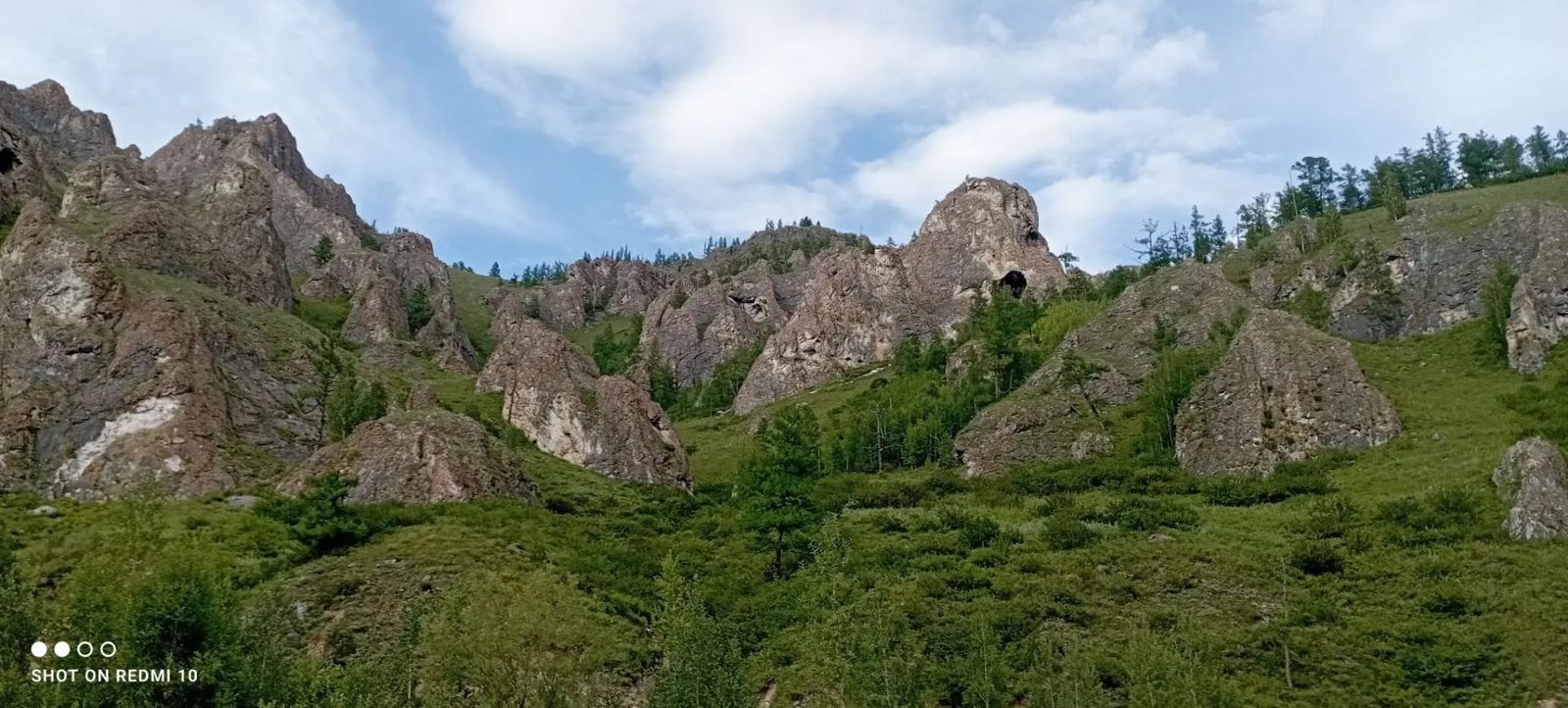 Горный пейзаж на маршруте «Тропа предков»